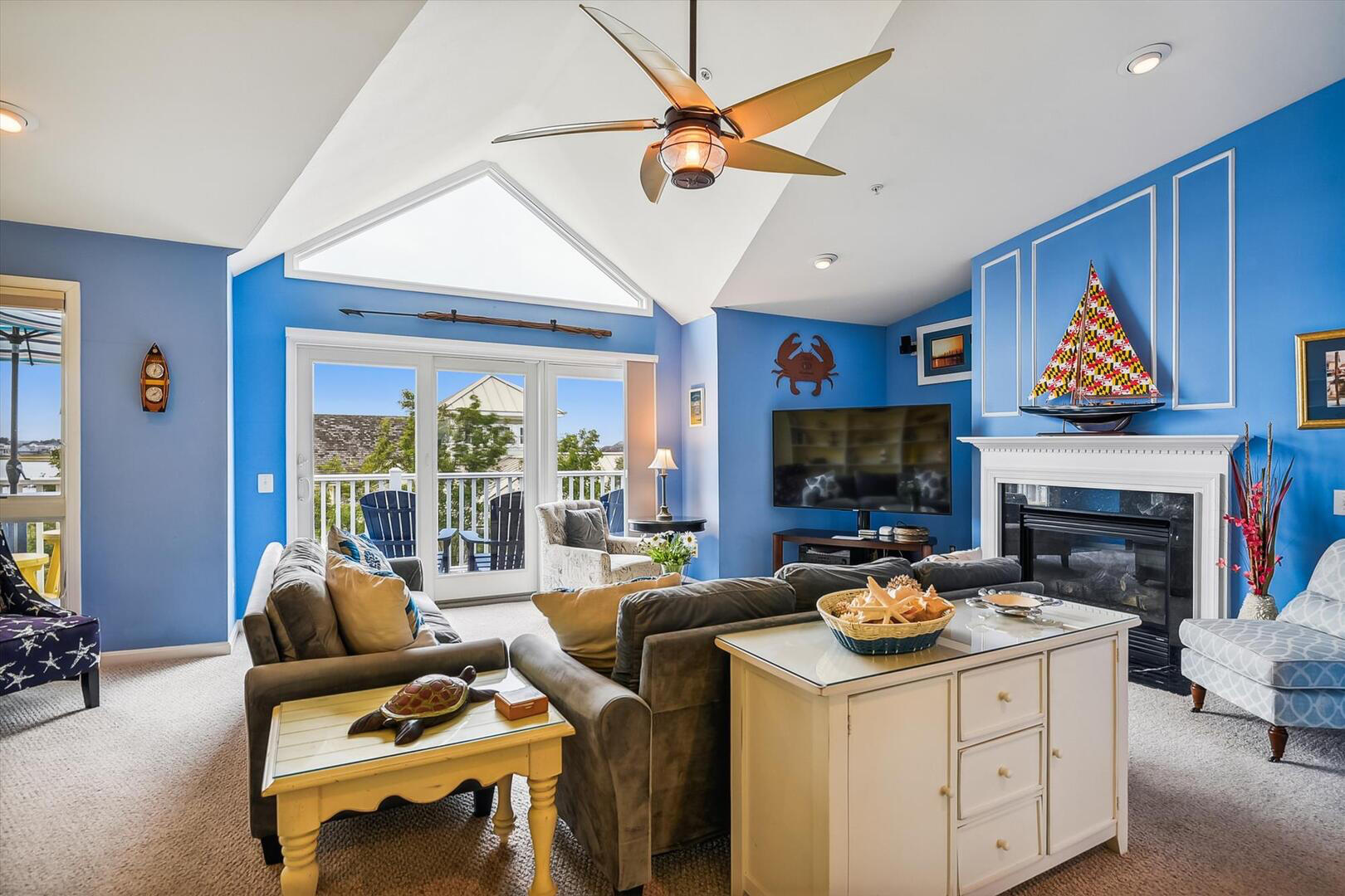Beach Cove Bliss living room
