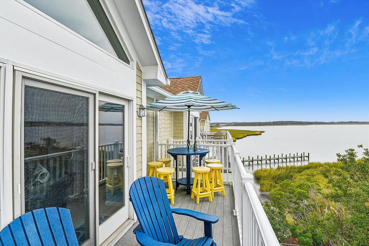 Beach Cove Bliss midday on the deck Beach Cove Bliss view 4